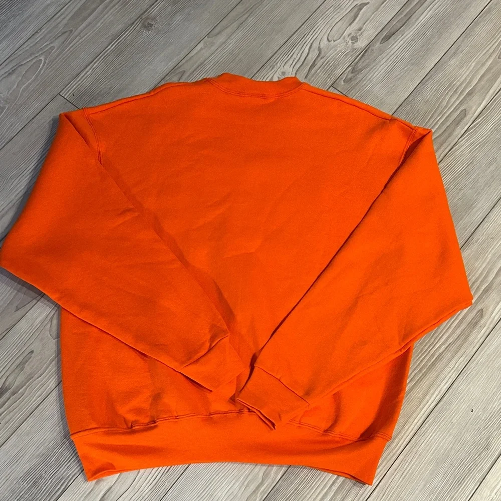 Vintage Looney Tunes Orange Halloween Sweatshirt Men’s X Large Preowned - Picture 4 of 4